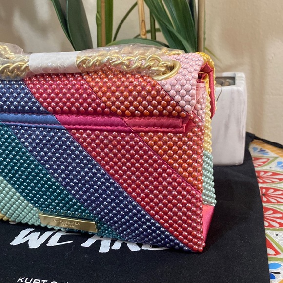 Kurt Geiger Mini Kensington Beaded Convertible Shoulder Bag - Picture 12 of 16